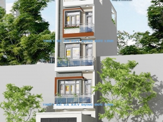 Mẫu 1- Thi công nhà phố trọn gói tại Bình Dương