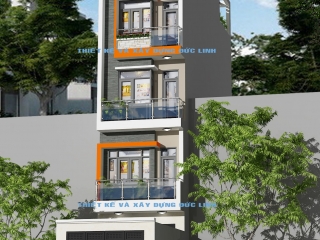 Mẫu 3 - Thi công nhà phố trọn gói tại Bình Dương
